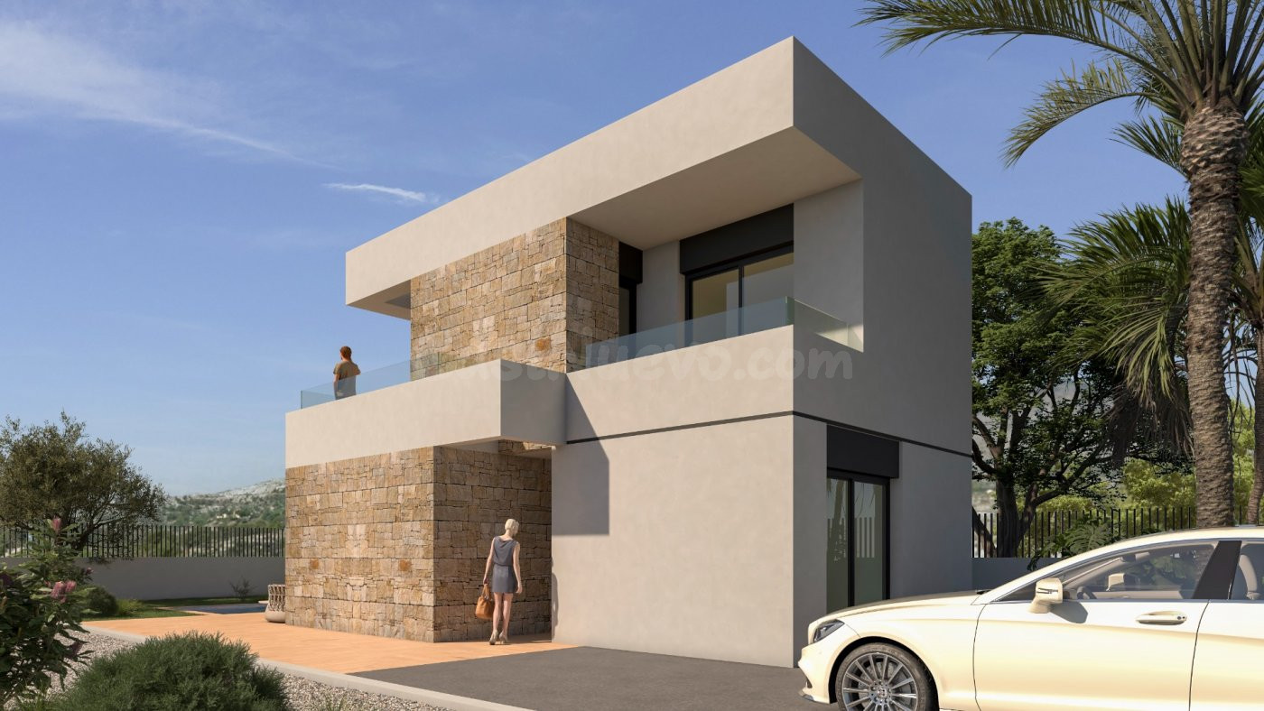 VENTA-OBRA NUEVA-EL BALCÓN DE FINESTRAT-VILLA-3D-3B-140m2-PA - foto 3