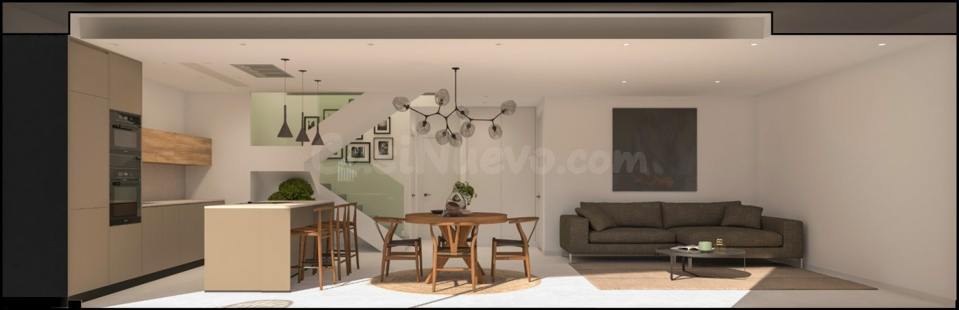 VENTA-OBRA NUEVA-EL BALCÓN DE FINESTRAT-VILLA-3D-3B-140m2-PA - foto 4