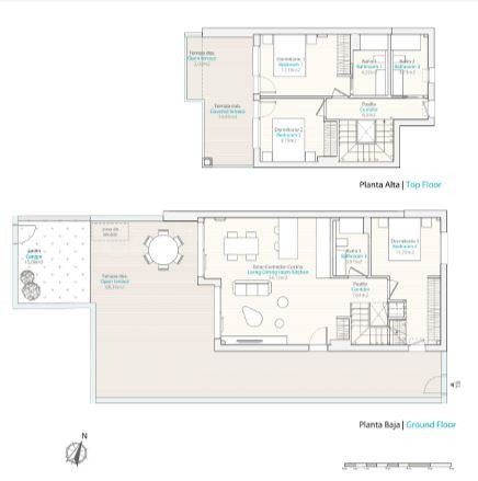 VENTA-OBRA NUEVA-VILLAJOIOSA-ADOSADO-2/3D-2B-80M2-TERRAZA 18 - foto 4