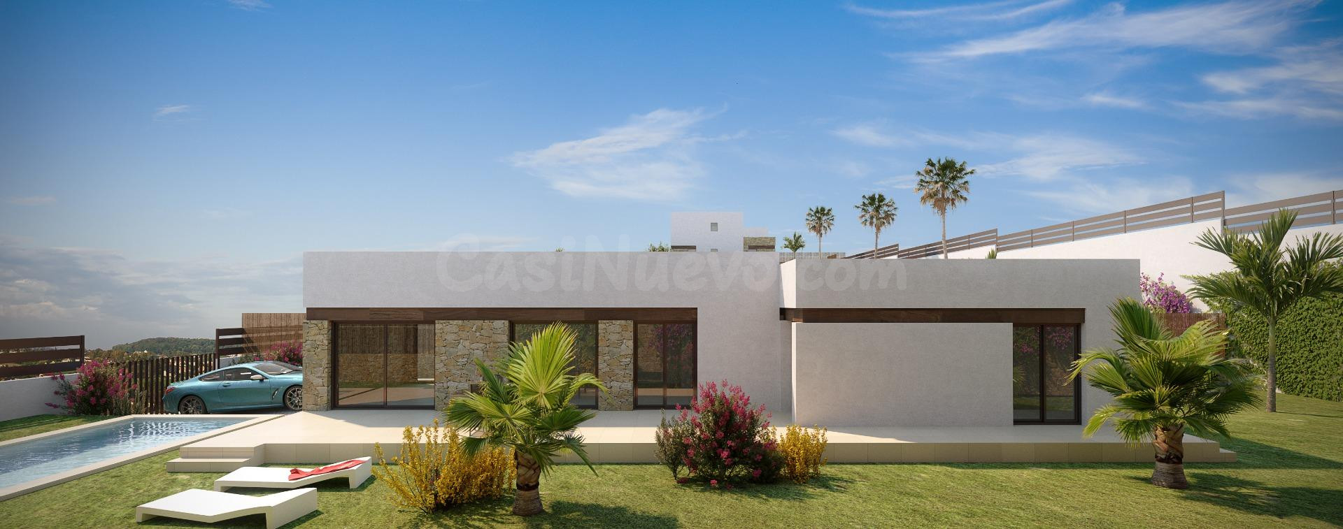 VENTA-OBRA NUEVA-VILLAS-FINESTRAT- 2/3/4D-2B-DESDE 114M2-DES - foto 2