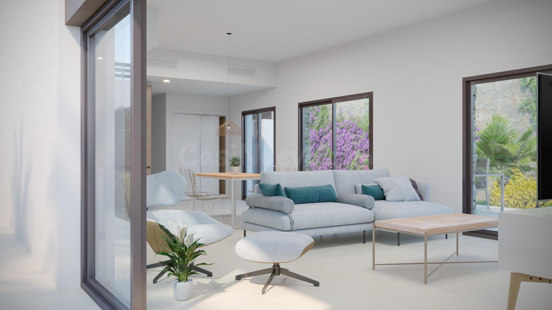 VENTA-OBRA NUEVA-VILLAS-FINESTRAT- 2/3/4D-2B-DESDE 114M2-DES - foto 4