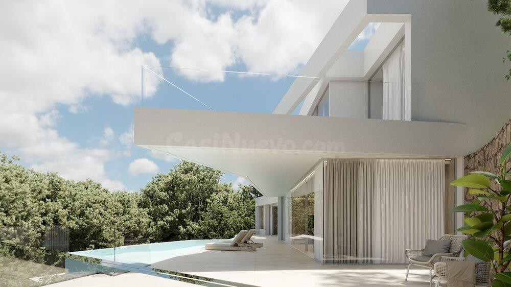 VENTA-OBRA NUEVA-VILLA DE LUJO-ALTEA-3D-3B- 286M2-PRIVACIDAD - foto 3