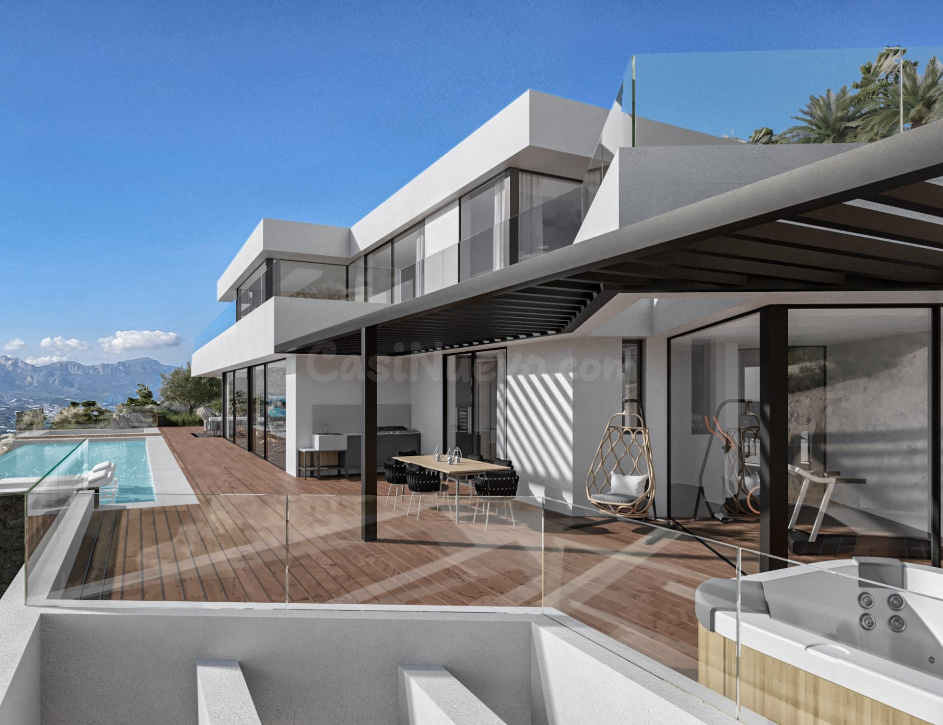 VENTA -OBRA NUEVA- VILLA LUJO - ALTEA - 4 DORMITORIOS + 6 BA - foto 5