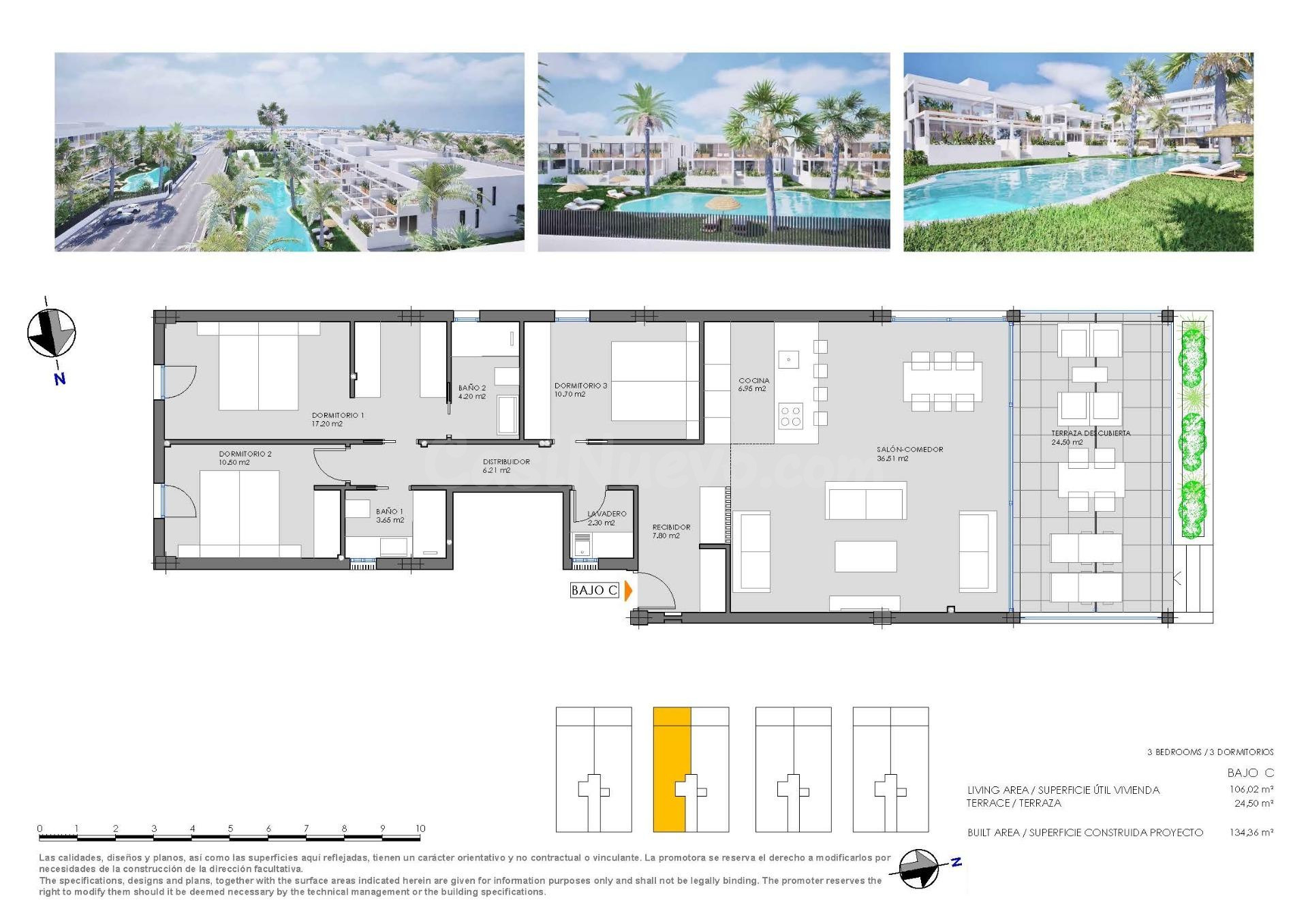 Bungalows de nueva construcción en venta en Mar de Cristal,  - foto 5