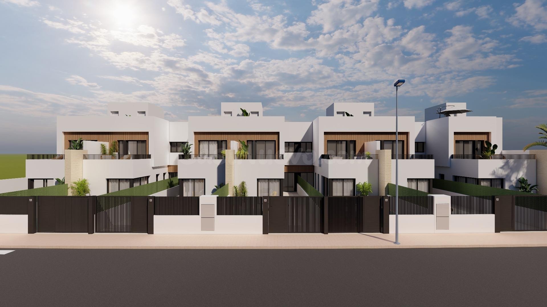 Modernas villas adosadas con piscina privada cerca del mar e - foto 3