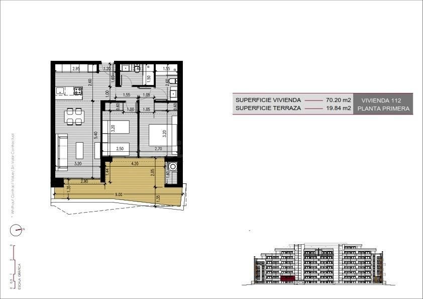 Apartamento 2 habitaciones 90m² en venta - Pueblo 9 - foto 4