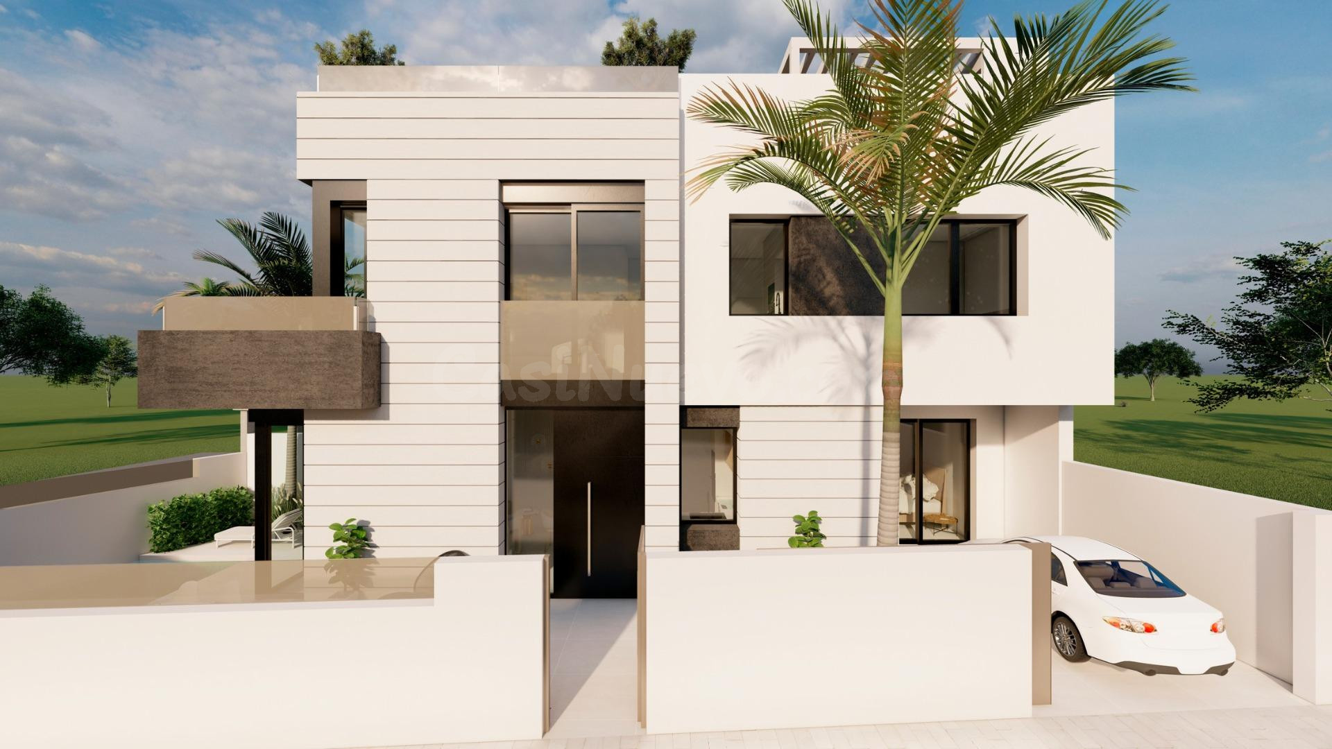 Exclusivos bungalows de nueva construcción con piscina privada en Pilar de la Horadada