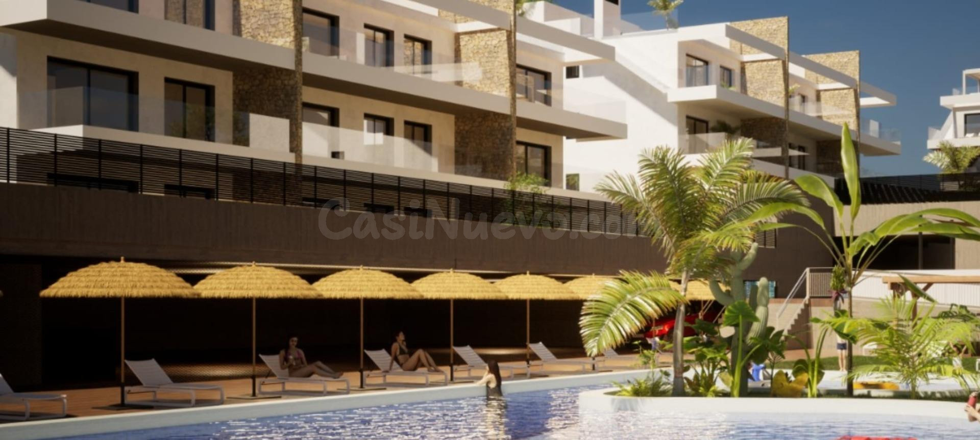 COMPLEJO RESIDENCIAL DE OBRA NUEVA CON VISTAS AL MAR EN FINE - foto 2