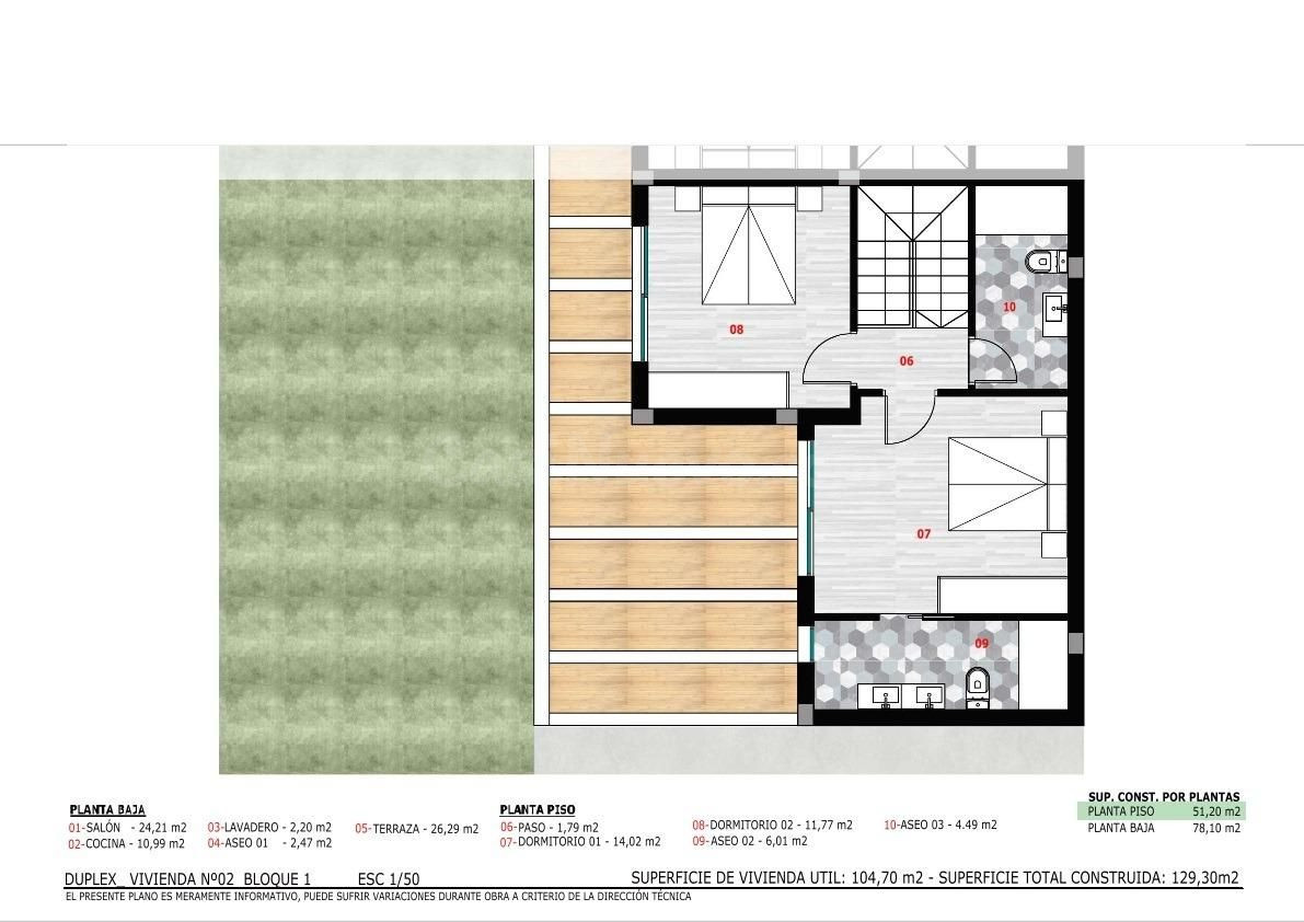 Dúplex 2 habitaciones 129m² en venta - Comunidad valenciana - foto 3