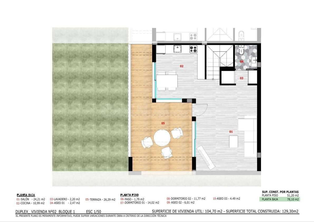 Dúplex 2 habitaciones 129m² en venta - Comunidad valenciana - foto 4