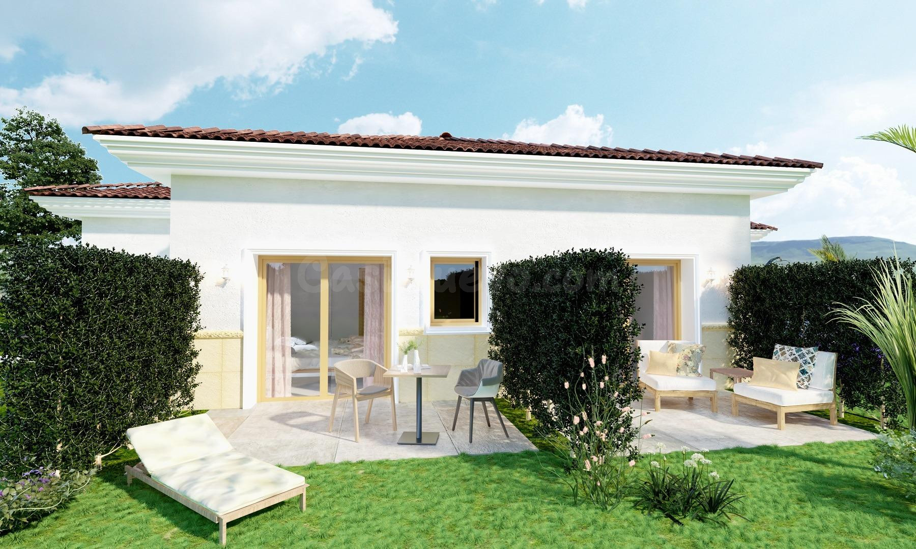 Villas de nueva construcción en amplias parcelas rústicas en - foto 4