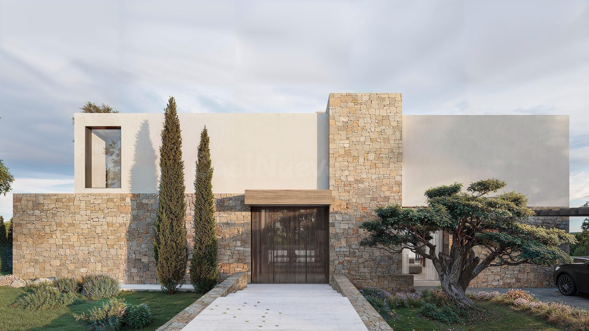 Villa contemporánea con vistas panorámicas al mar en La Fust - foto 4