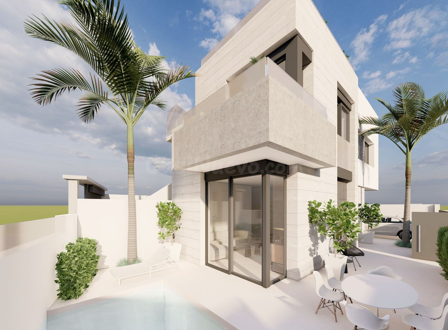 Exclusivos bungalows de nueva construcción con piscina priva