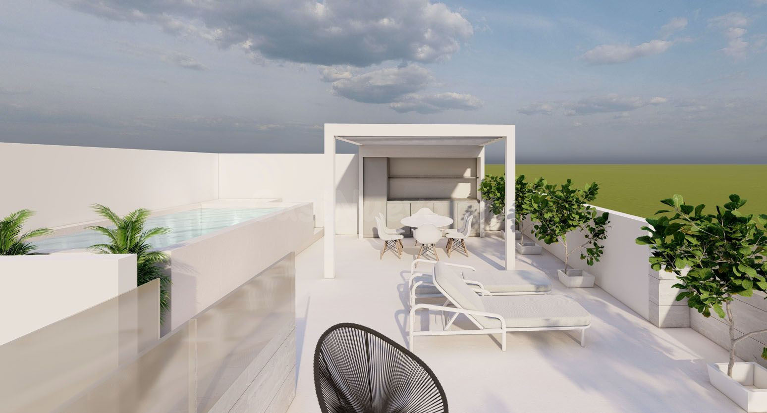 Exclusivos bungalows de nueva construcción con piscina priva - foto 2