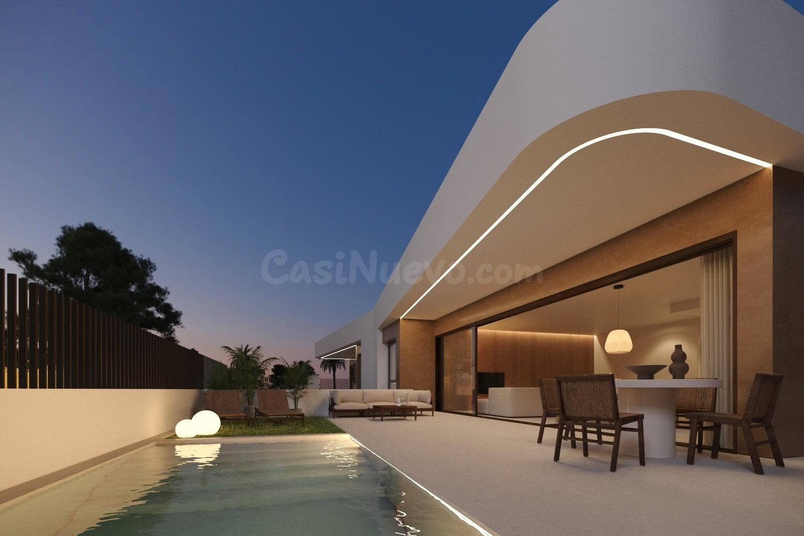 Villas de nueva construcción con piscina privada en Dolores,