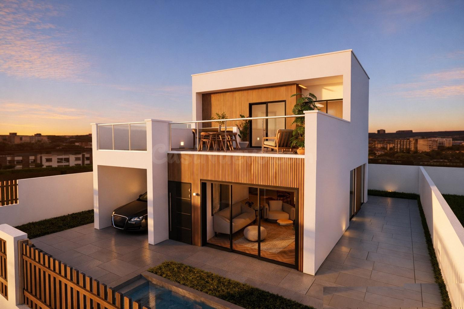 Moderna villa de nueva construcción en Los Alcázares, Murcia