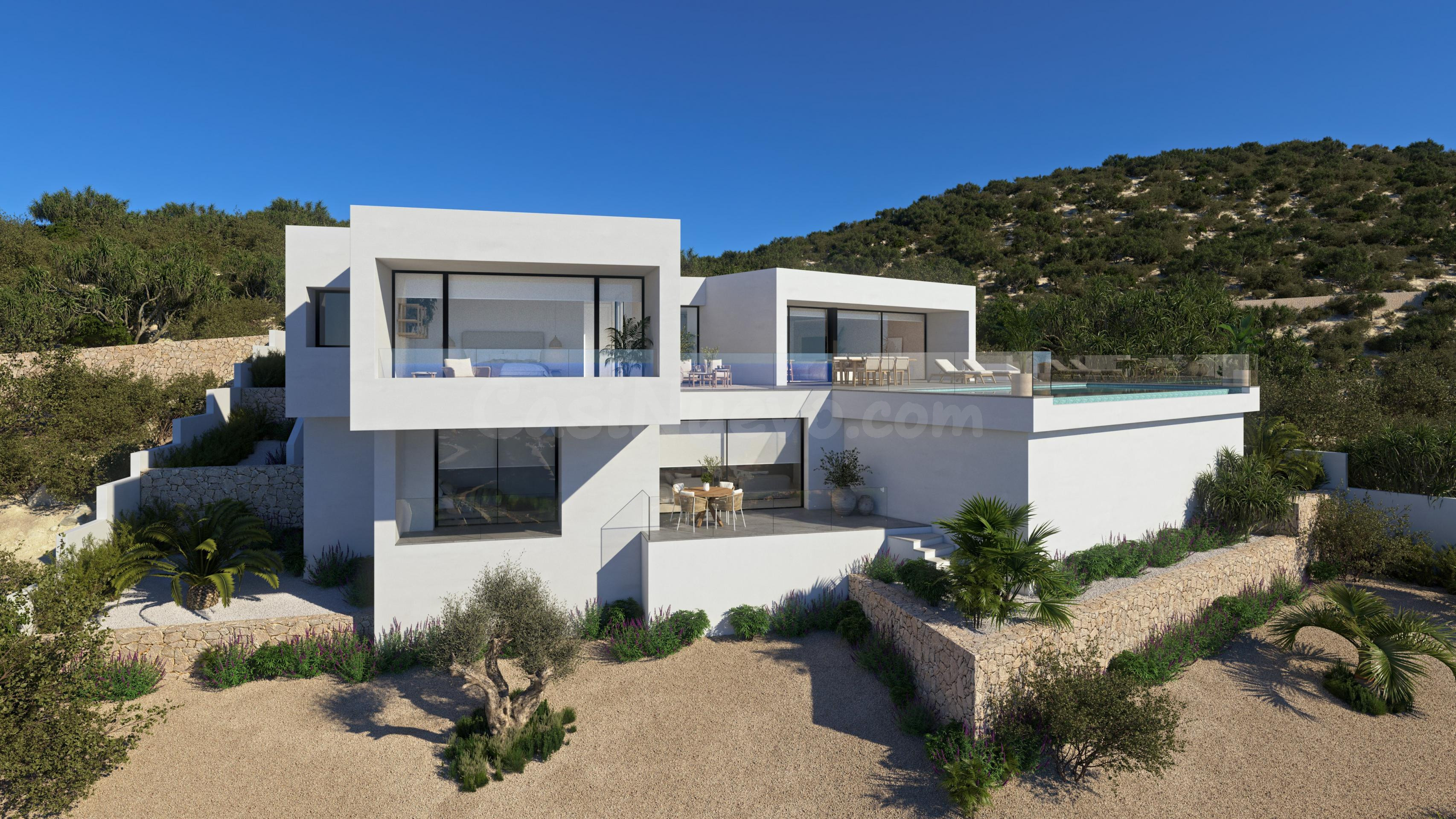 VILLA DE LUJO SOBRE EL MEDITERRÁNEO EN UBICACIÓN PRIVADA Y E - foto 2