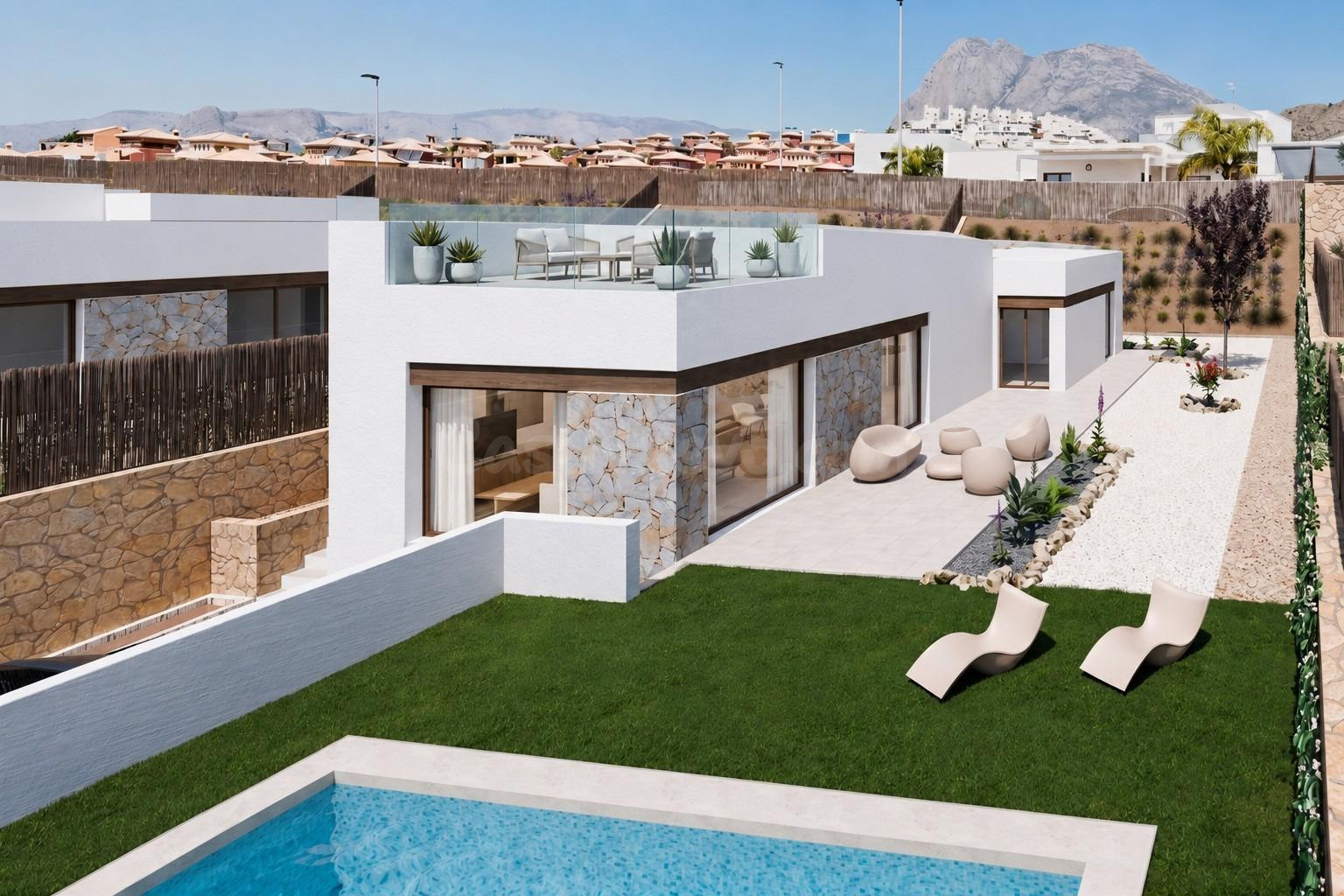Villas contemporáneas exclusivas con vistas panorámicas en B
