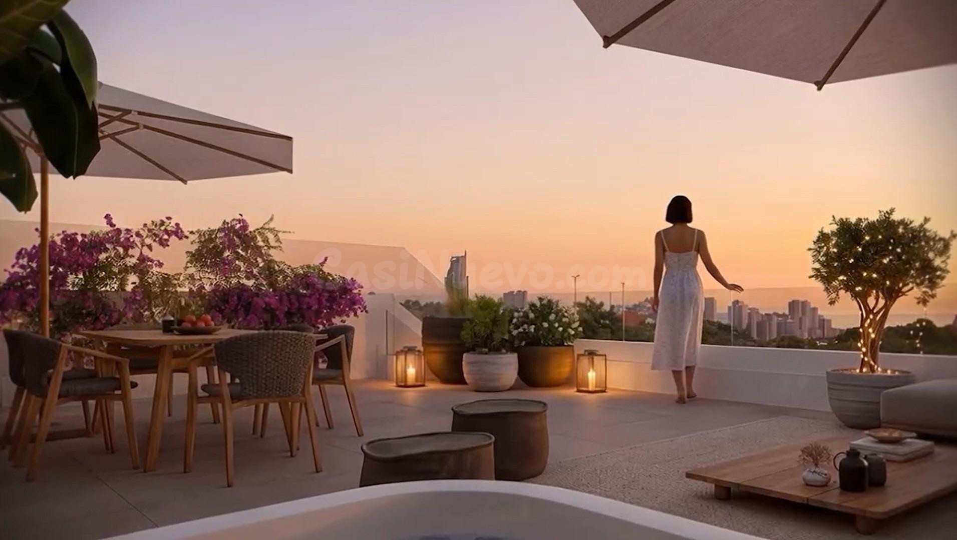 Apartamentos de nueva construcción con vistas al mar en Balc