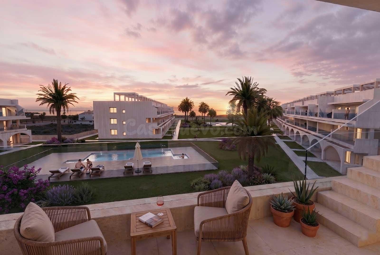 Apartamentos de nueva construcción cerca de la playa en Vera