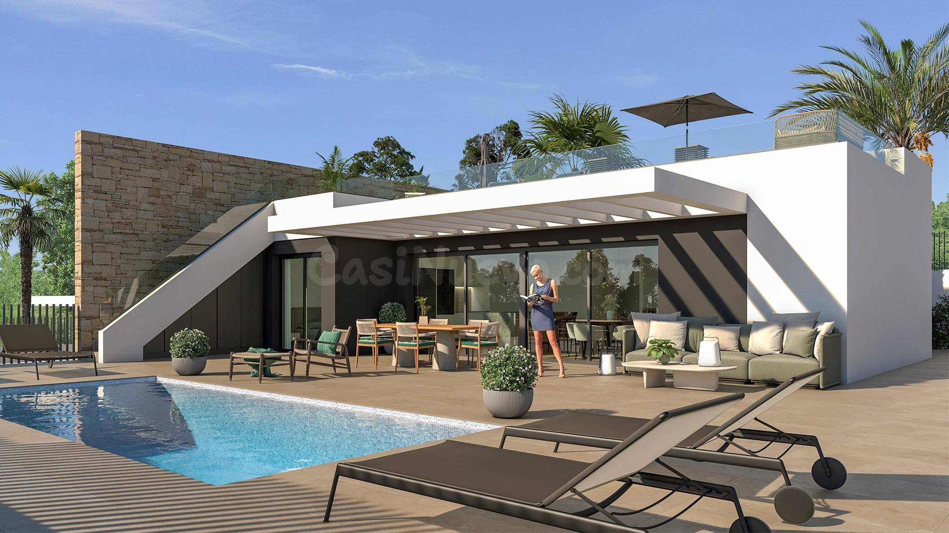 Villas adosadas de nueva construcción en venta en Mutxamel c - foto 3
