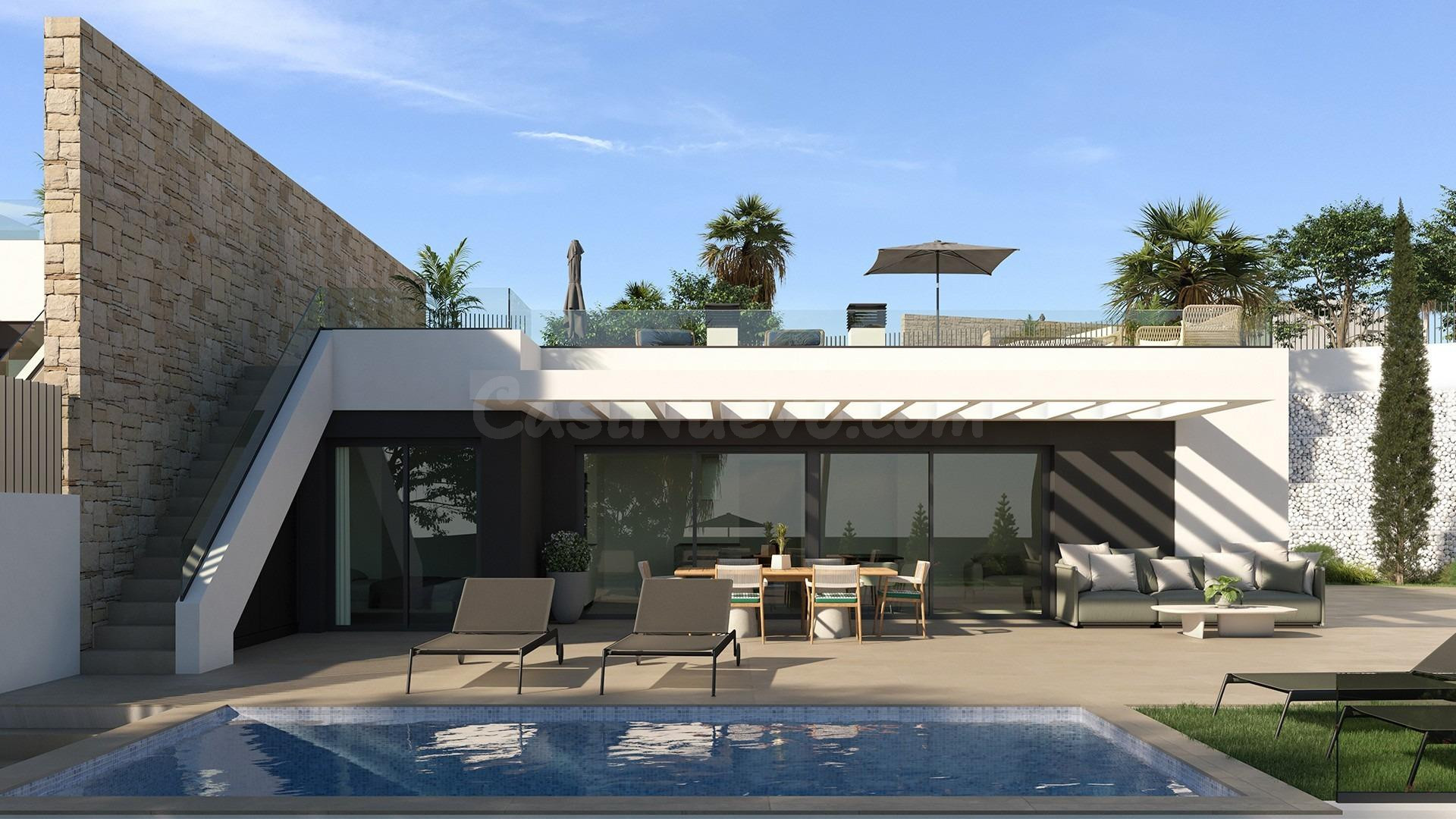 Villas adosadas de nueva construcción en venta en Mutxamel c - foto 5