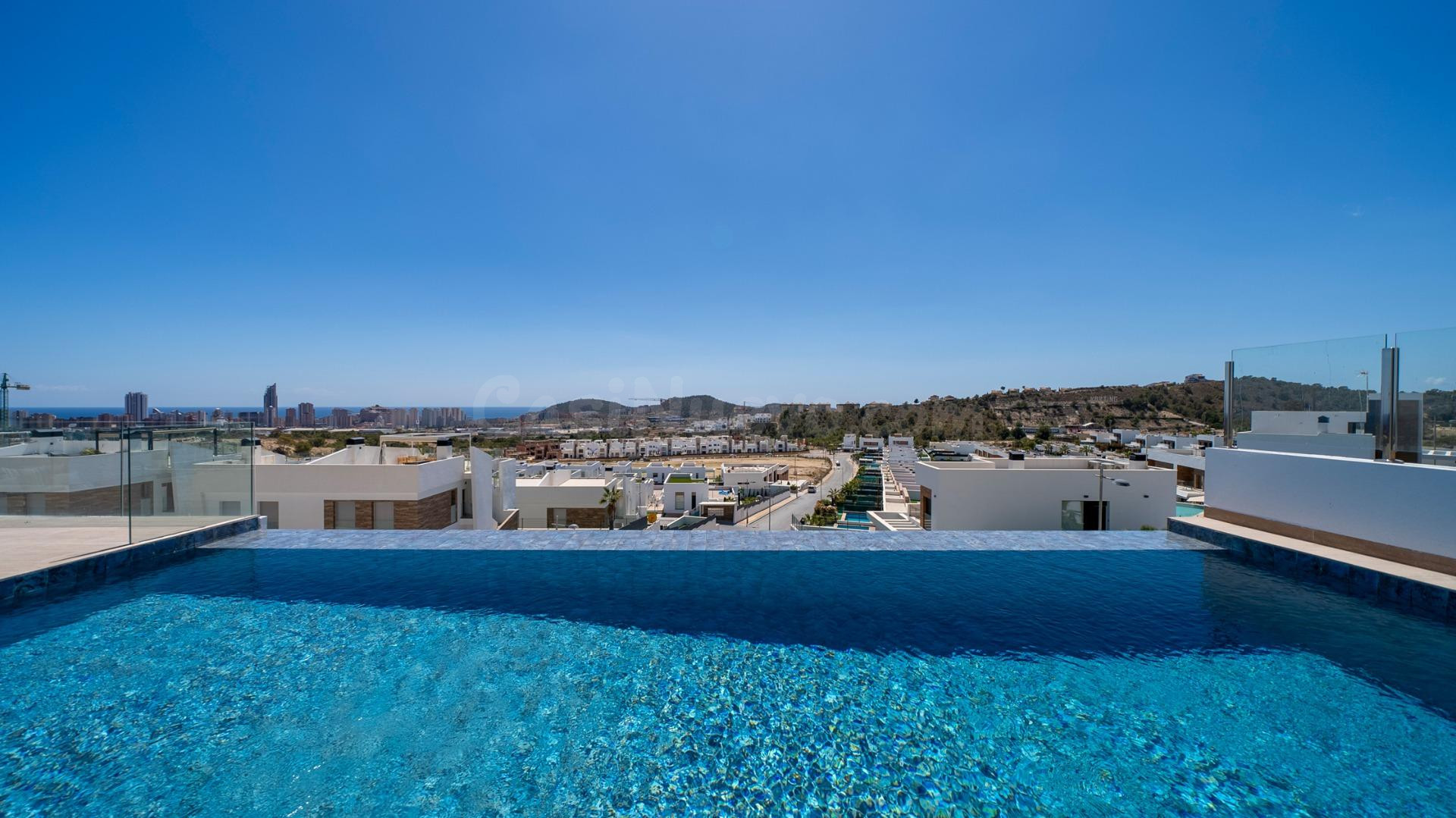 VILLAS DE LUJO DE OBRA NUEVA EN FINESTRAT CON VISTAS AL MAR - foto 4