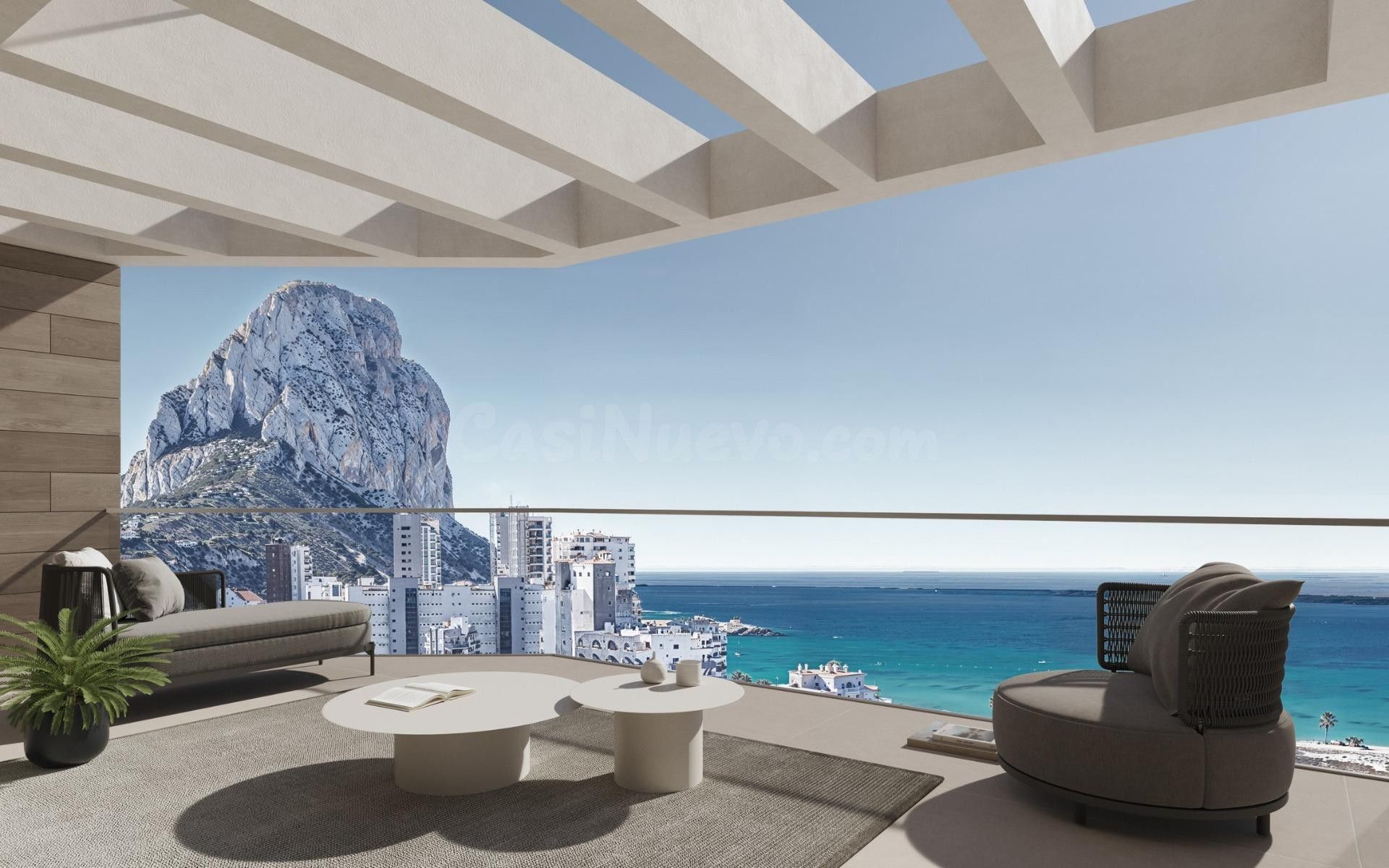 Apartamentos de nueva construcción en venta en Calpe, a 200  - foto 2