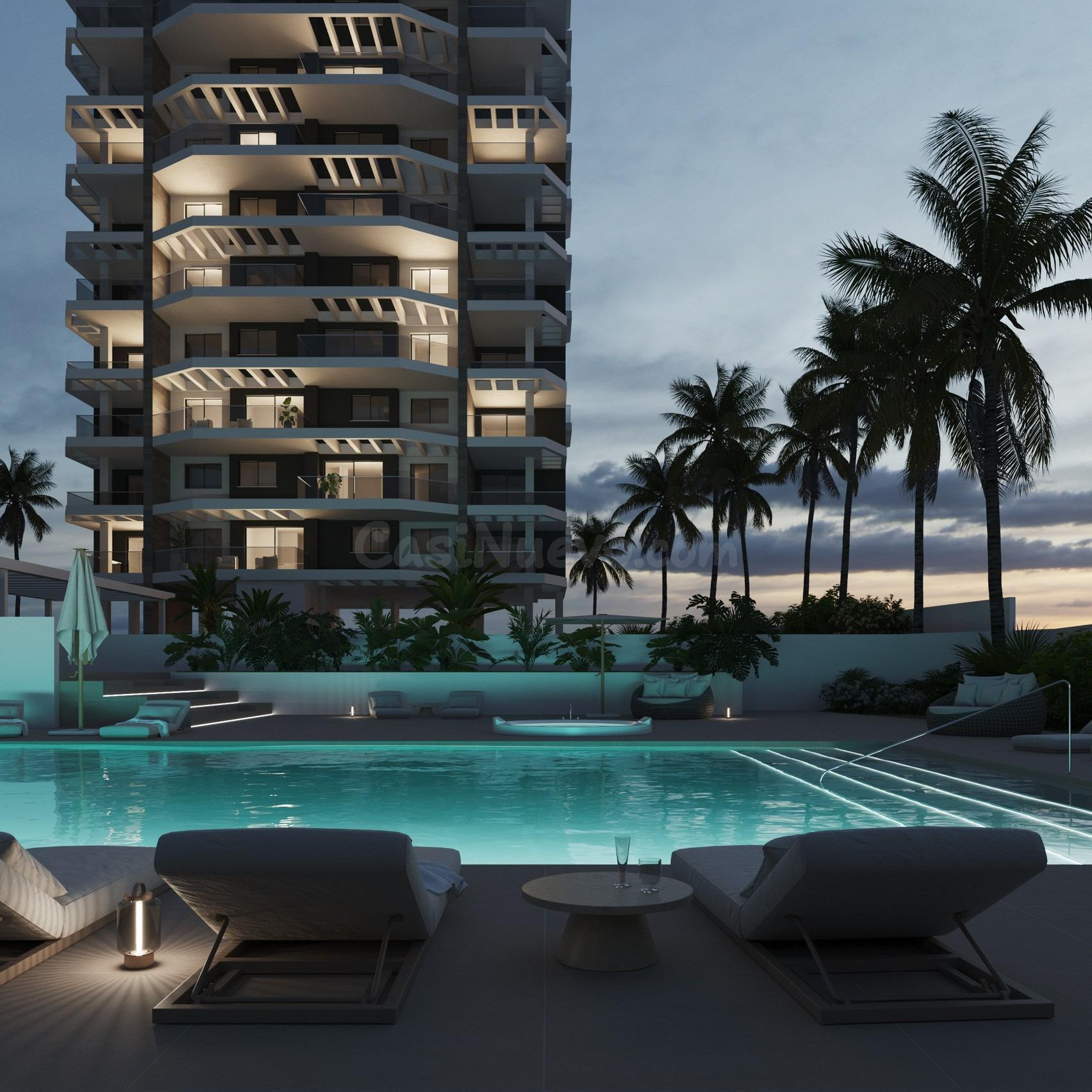 Apartamentos de nueva construcción en venta en Calpe, a 200  - foto 4