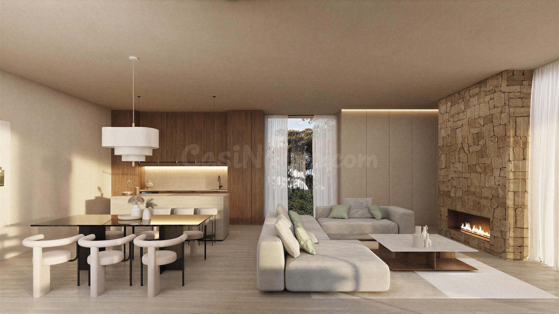Villa contemporánea con vistas panorámicas al mar en La Fust - foto 5