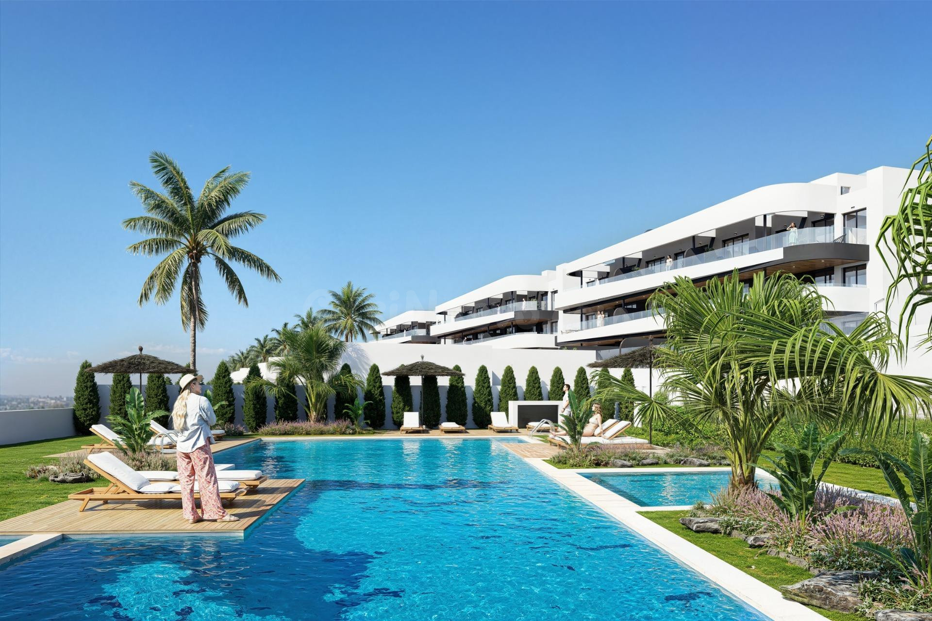 Apartamentos y villas de nueva construcción frente al campo  - foto 4