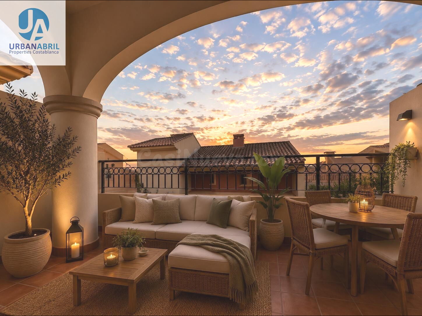Una terraza para disfrutar, tranquilidad y una casa lista pa