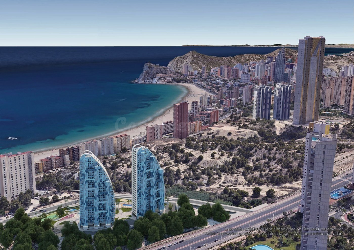 PLAYA PONIENTE BENIDORM NUEVOS APARTAMENTOS - foto 2