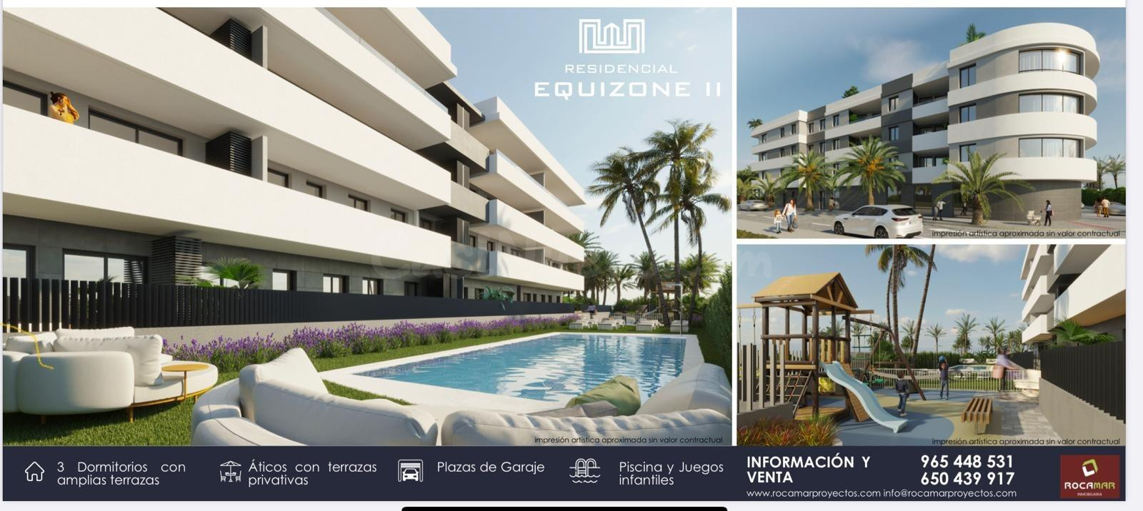 Promoción nueva en urbanización con piscina terraza y garaje - foto 2