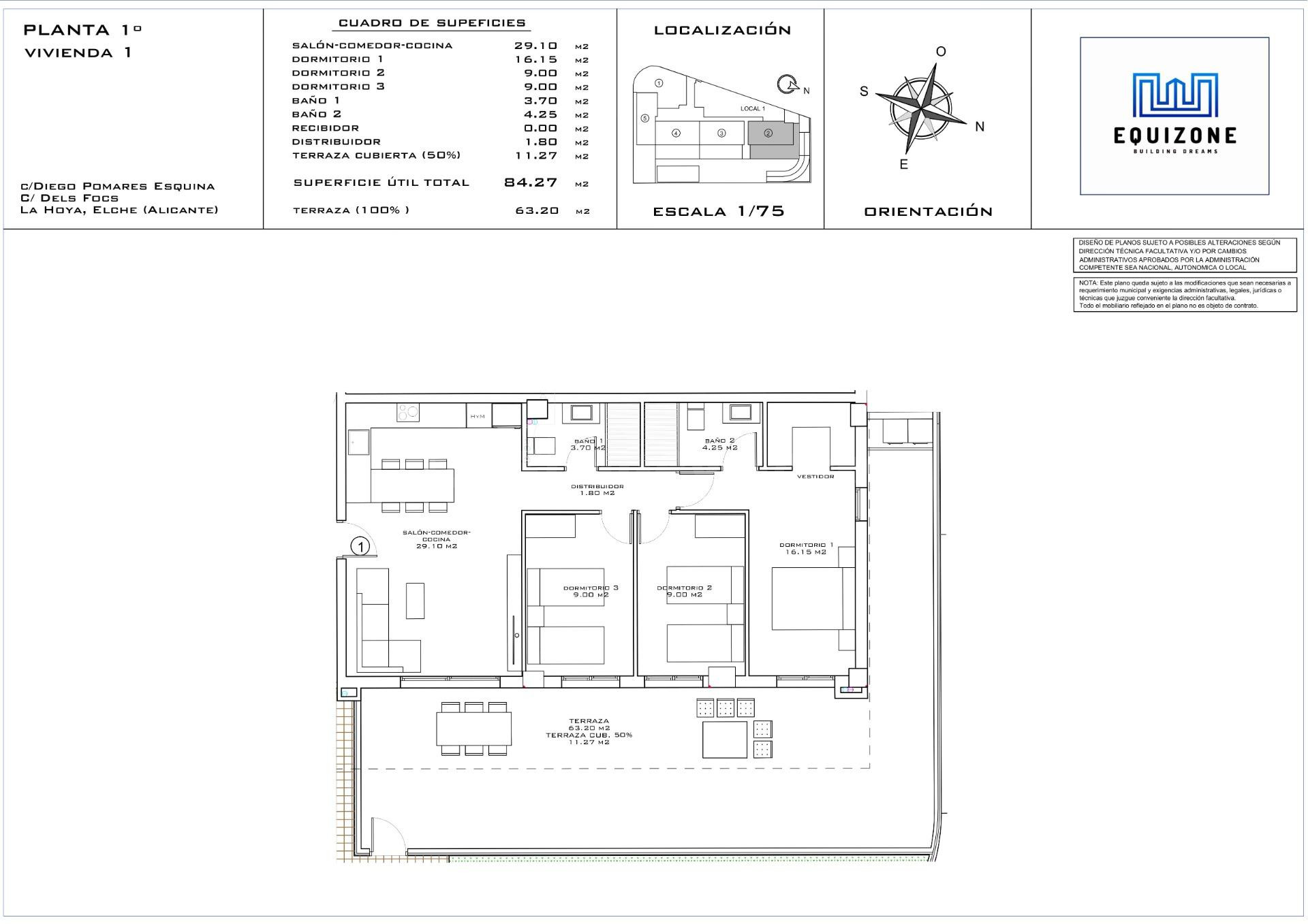 Promoción nueva en urbanización con piscina terraza y garaje - foto 4