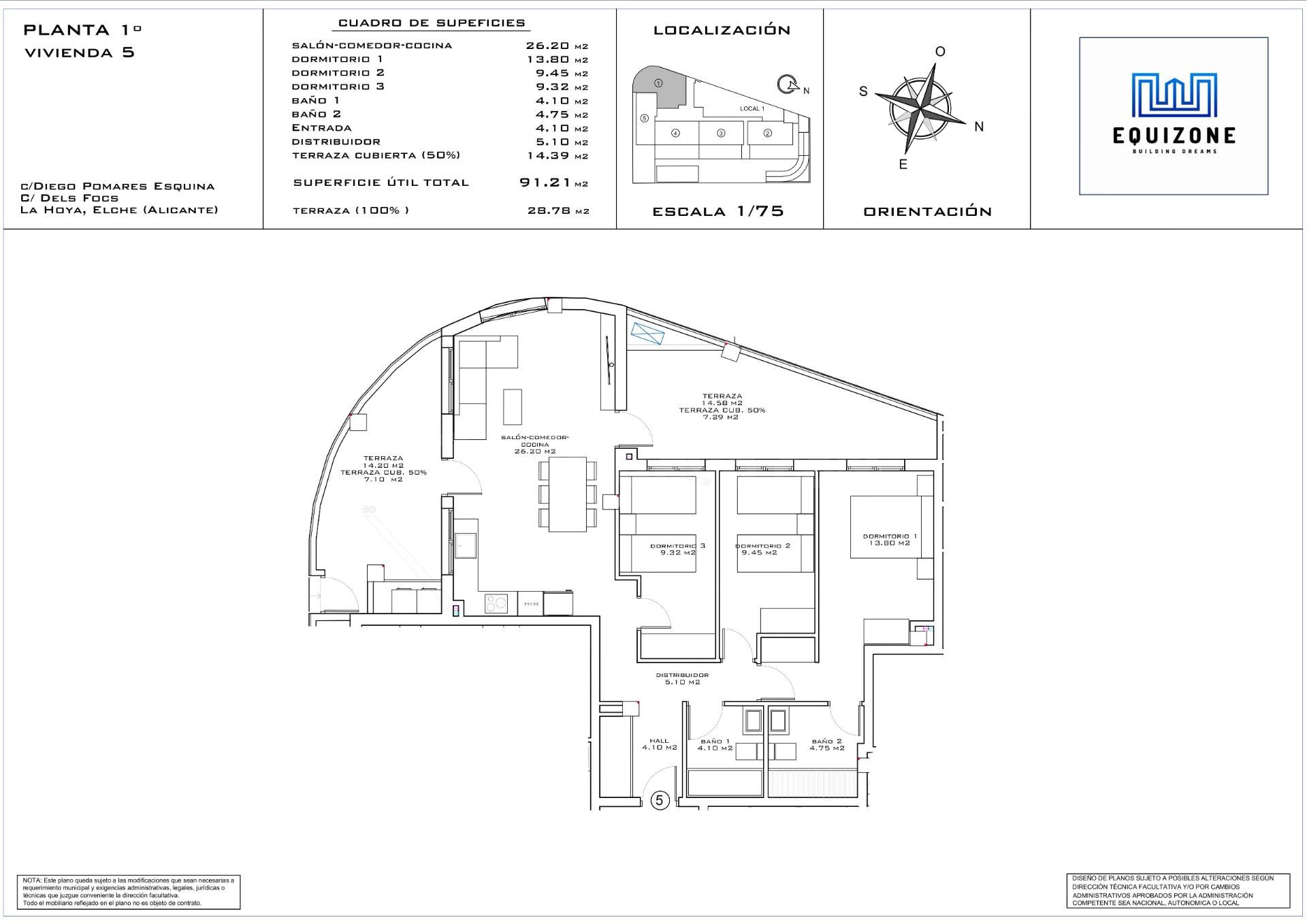 Promoción nueva en urbanización con piscina terraza y garaje - foto 5
