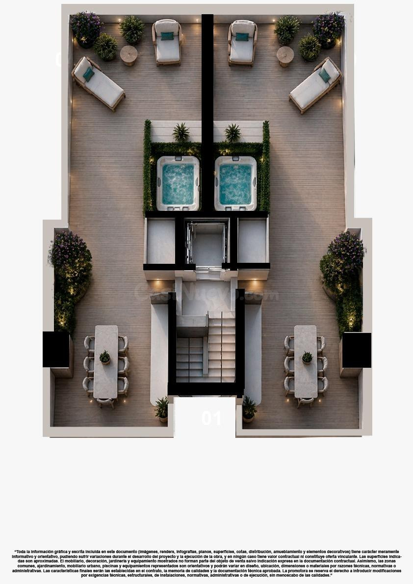ÁTICO CON TERRAZAS DE 85M Y PISCINA PRIVADA  !! VIVE DIFEREN - foto 4
