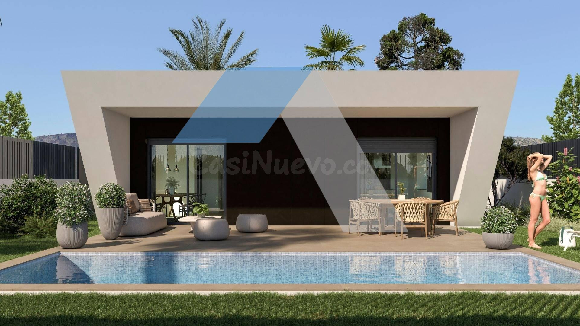 Villas de obra nueva en Monforte del Cid - foto 4