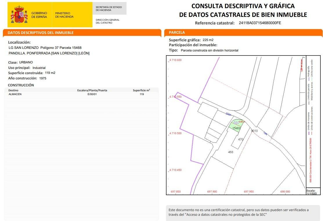 Venta solar urbano en San Lorenzo Ponferrada - foto 5