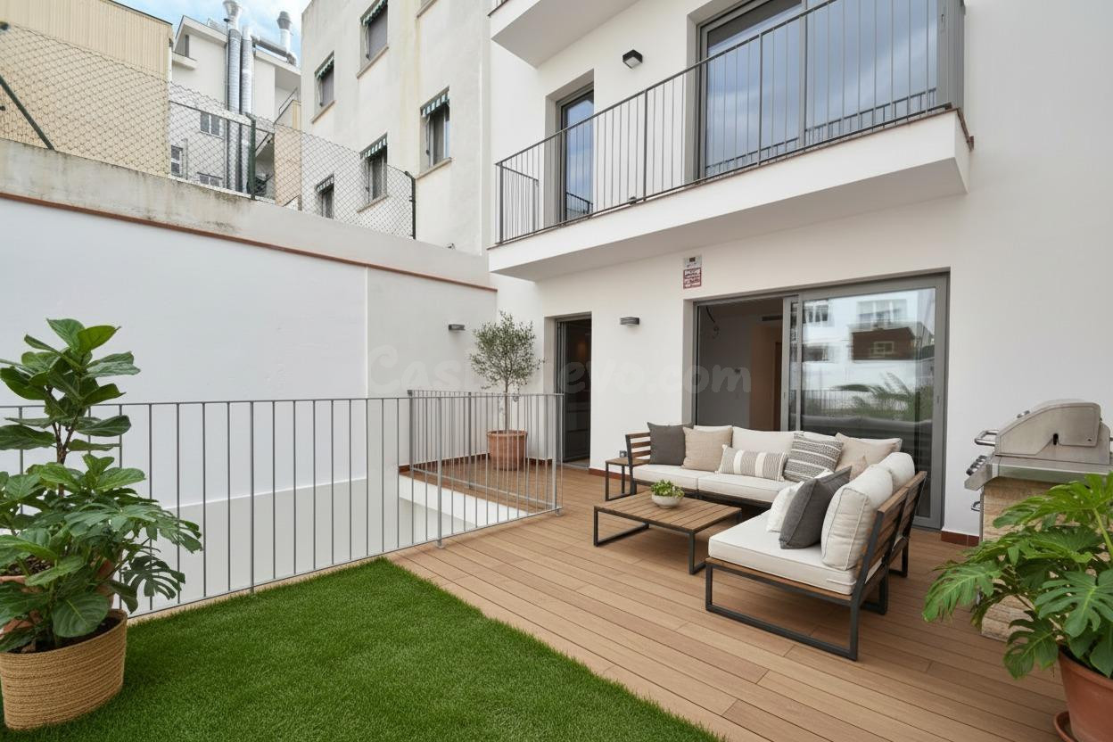 Primer piso obra nueva en venta con terraza de 25m2