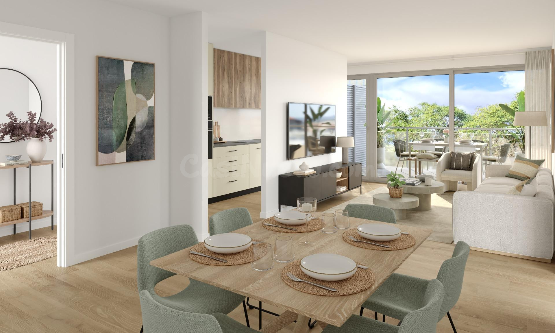 PISO DE OBRA NUEVA EN FASE DE CONSTRUCCIÓN EN VILANOVA Y LA 