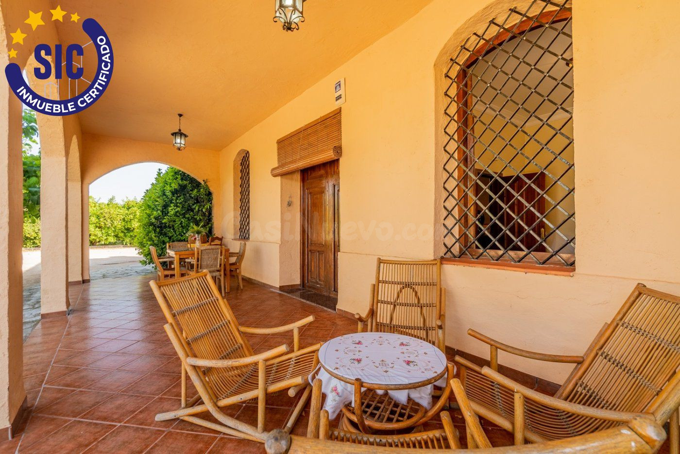 Villa rústica con campos de naranjas y caquis - foto 3