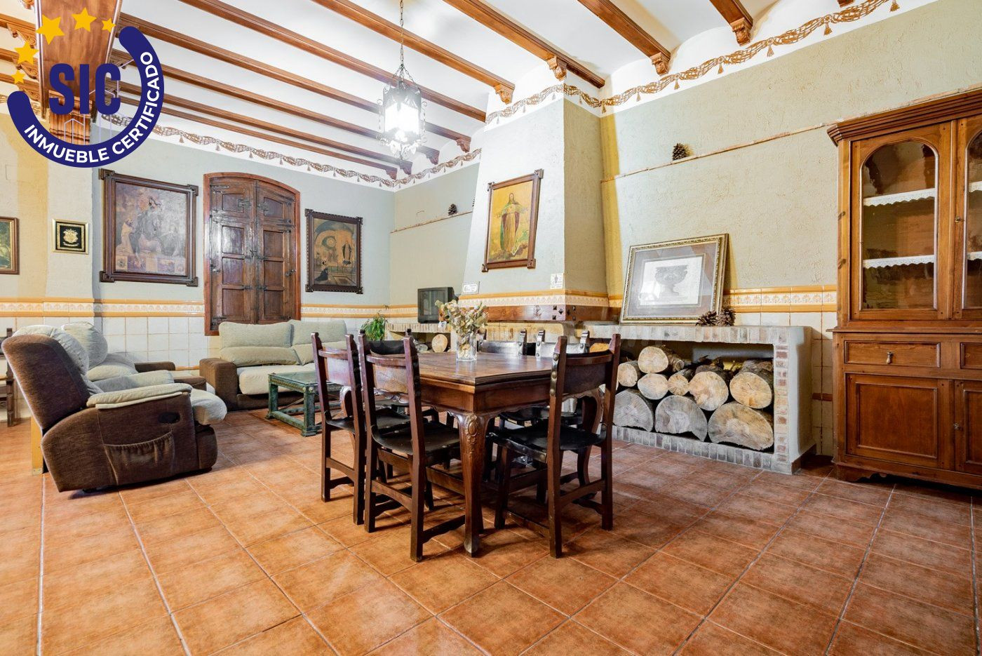 Villa rústica con campos de naranjas y caquis - foto 5