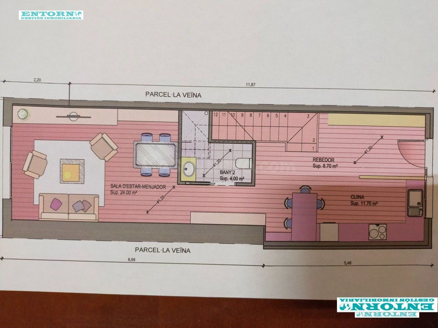 CASA EN EL CENTRO DE POLINYA CON JARDIN Y PARKING DE 60 M2 - foto 2