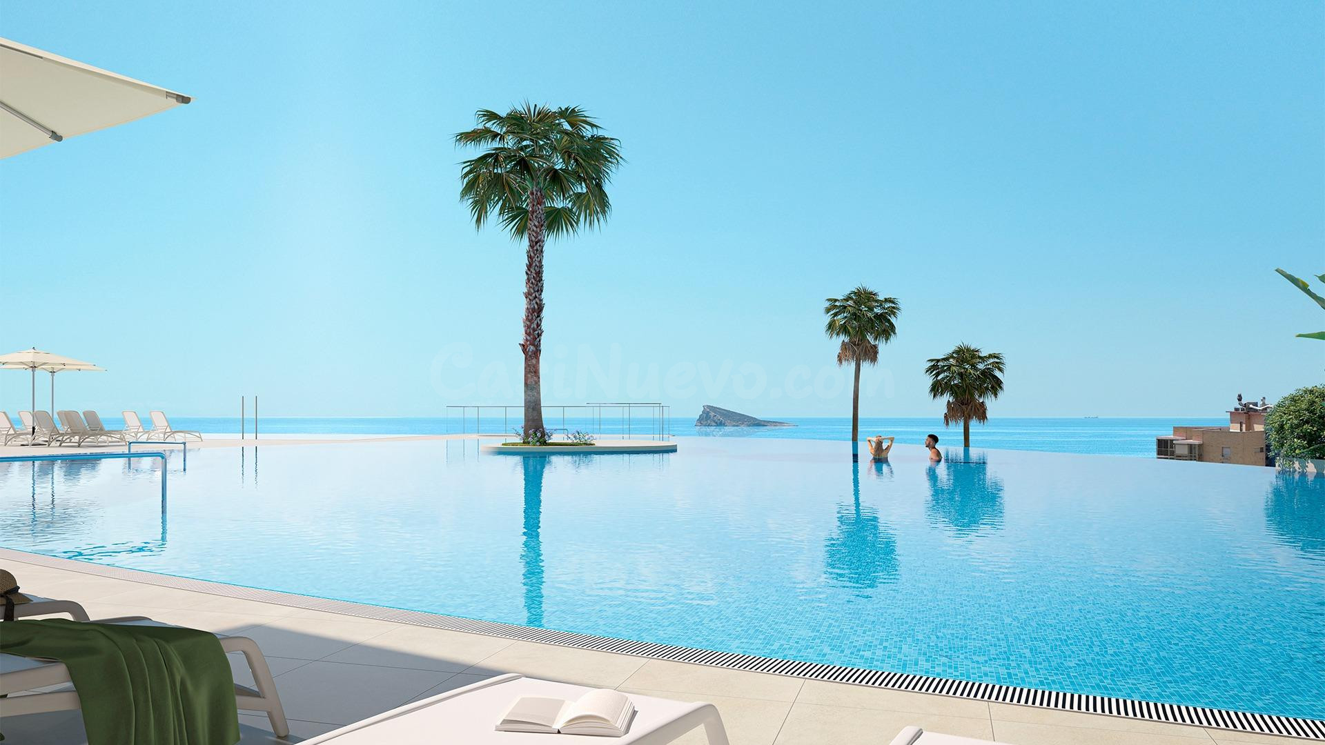 Apartamento de obra nueva con 3 dormitorios en Benidorm
