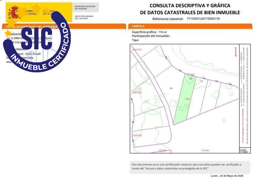Terreno en Cullera urbanización  Bona Vista con vistas y gra - foto 3