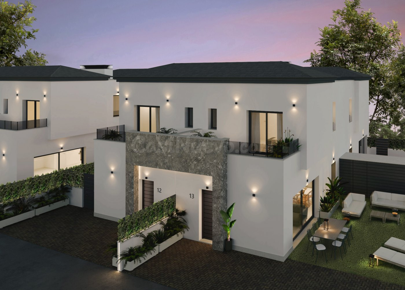 BUNGALOWS DE 3 DORMITORIOS EN RESIDENCIAL EXCLUSIVO EN GRAN  - foto 5