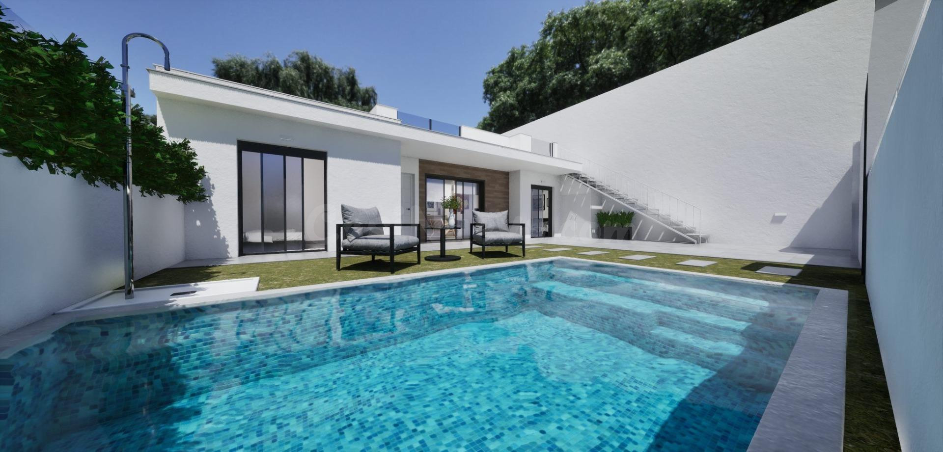 Villas adosadas de nueva construcción en esquina a la venta 
