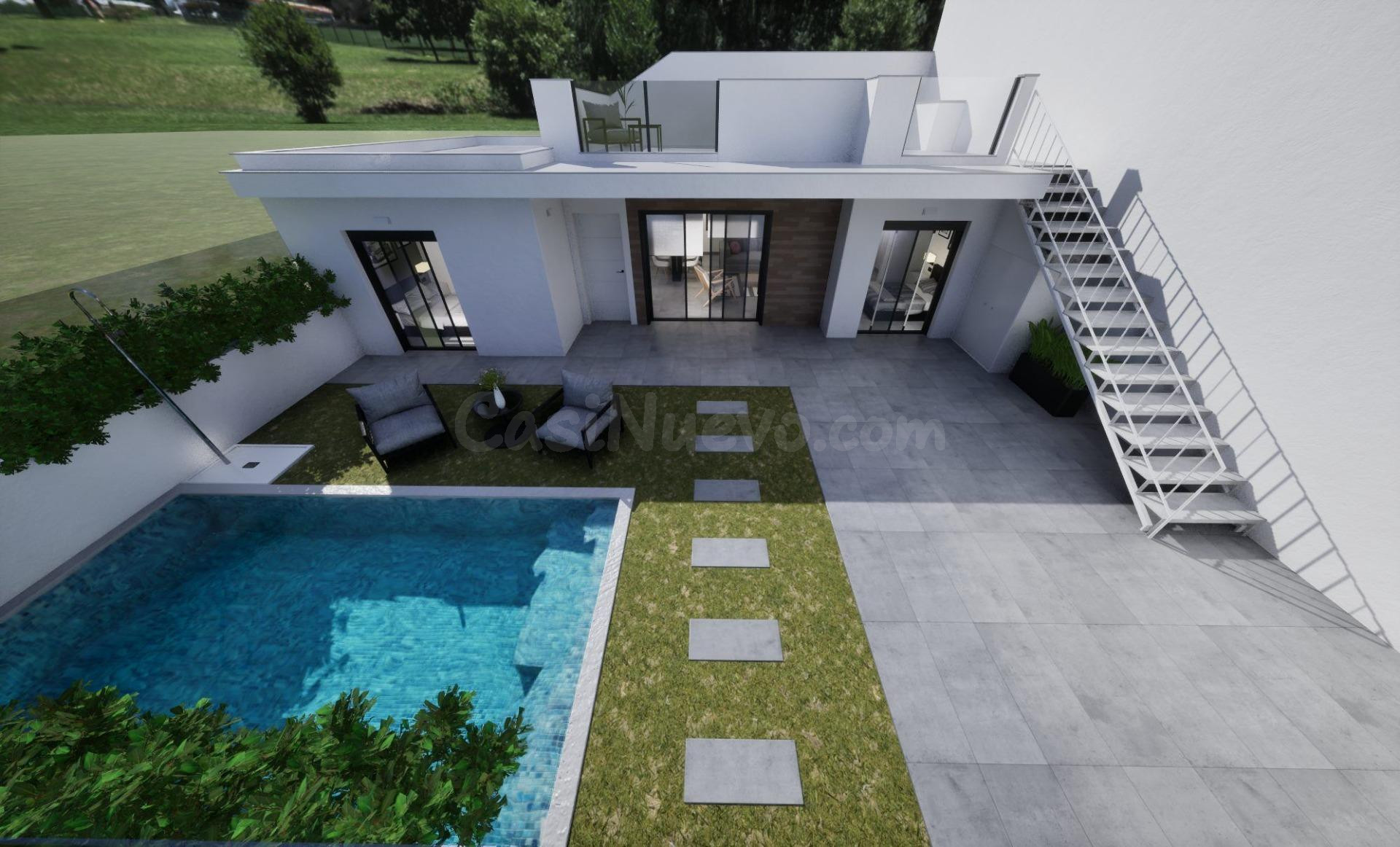 Villas adosadas de nueva construcción en esquina a la venta  - foto 3