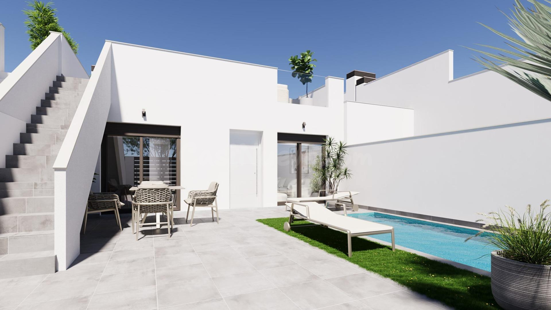 Modernas casas adosadas y pareadas de nueva construcción con - foto 3